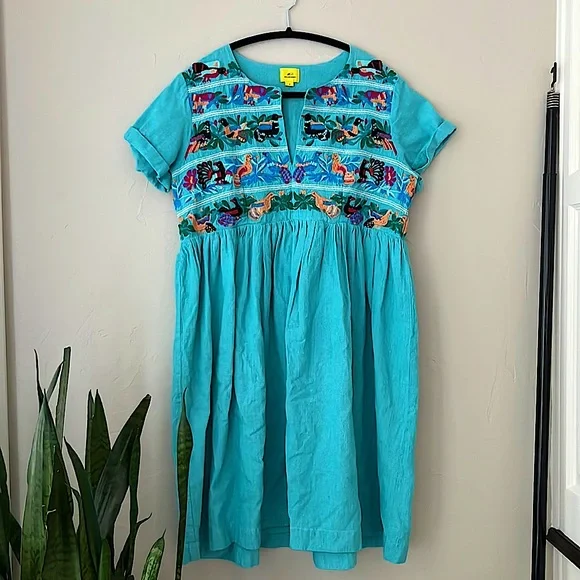 roller rabbit embroidered dress Roller Rabbit Dress (6) – Kidz Karavan main image 0